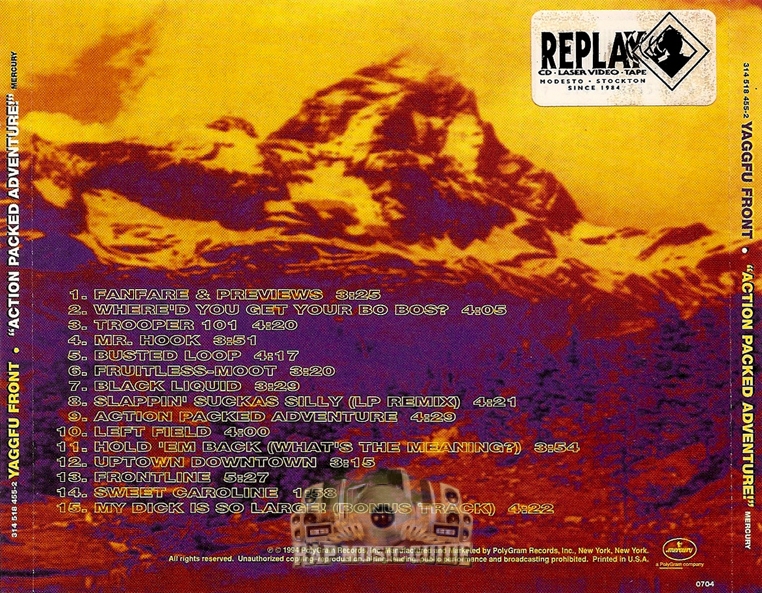 Yaggfu Front - Action Packed Adventure!: CD | Rap Music Guide